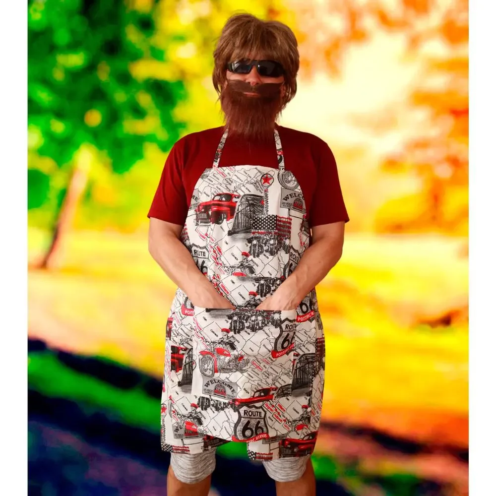 Funny Gag Gift Apron Secret Willy Novelty BBQ Party Apron Bachelorette Handmade